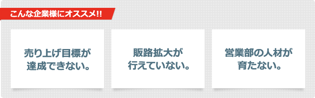 こんな企業様にオススメ!!